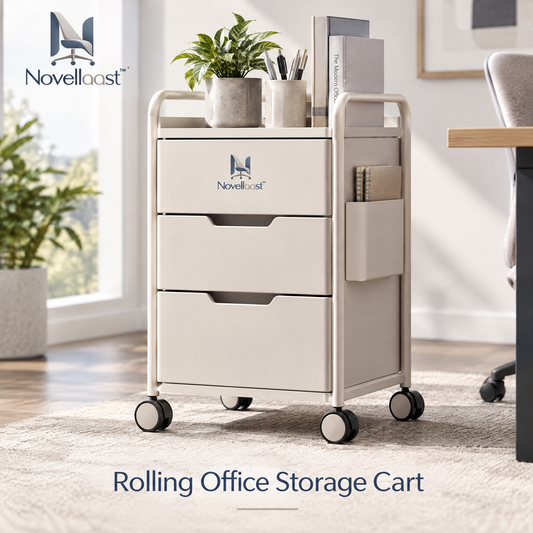 Novellaast™ FlexMove Rolling Office Storage Cart image 1