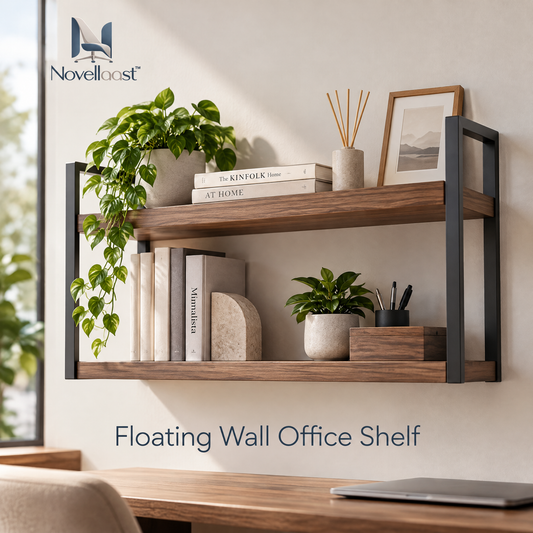 Novellaast™ Floating Wall Office Shelf image 1