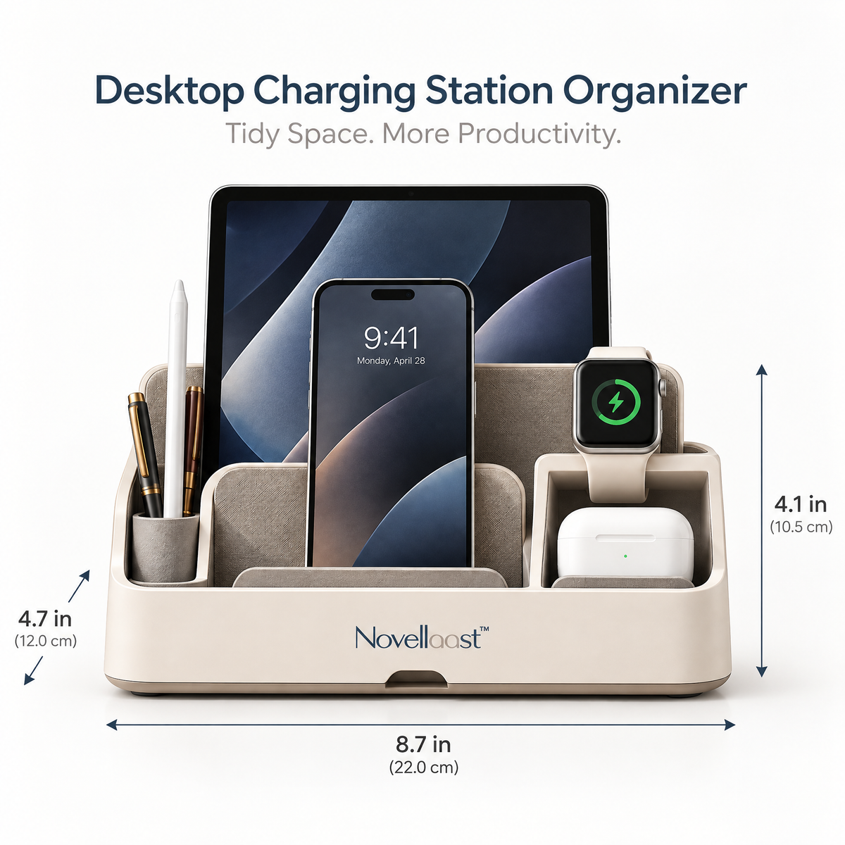 Novellaast™ Desktop Charging Station Organizer image 2