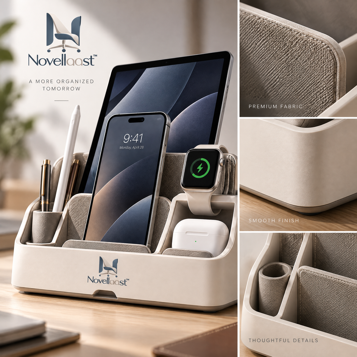Novellaast™ Desktop Charging Station Organizer image 3