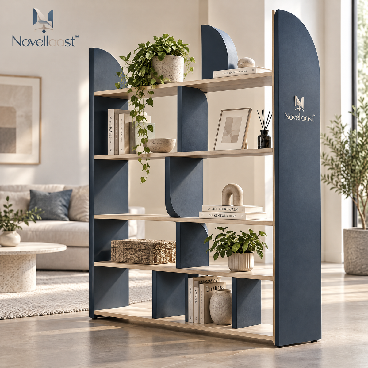Novellaast™ Minimalist Bookshelf Divider image 1
