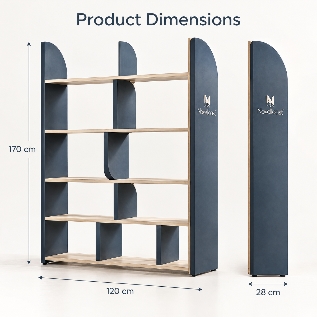 Novellaast™ Minimalist Bookshelf Divider image 3
