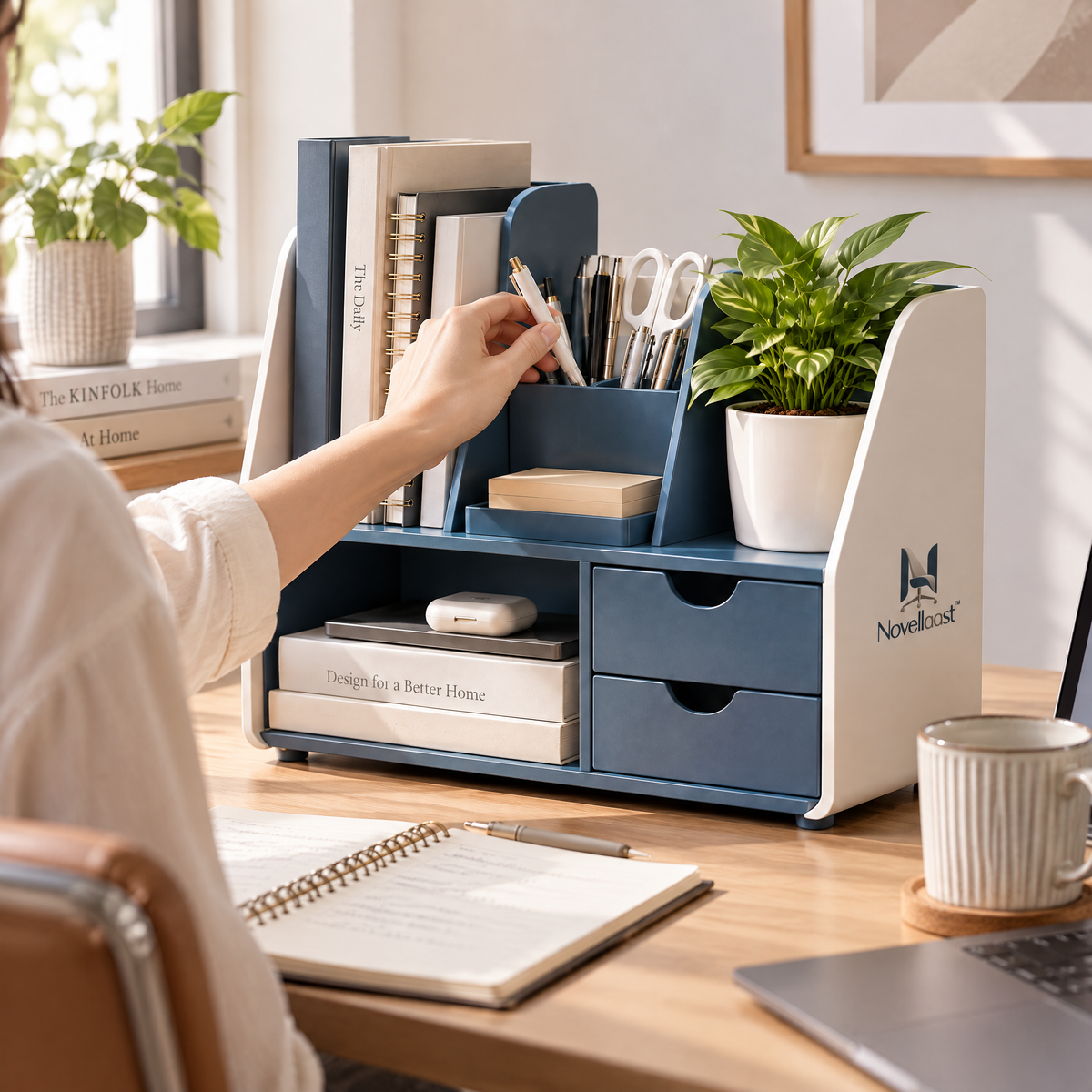 Novellaast™ FlexGrid Modular Desktop Organizer Shelf image 3