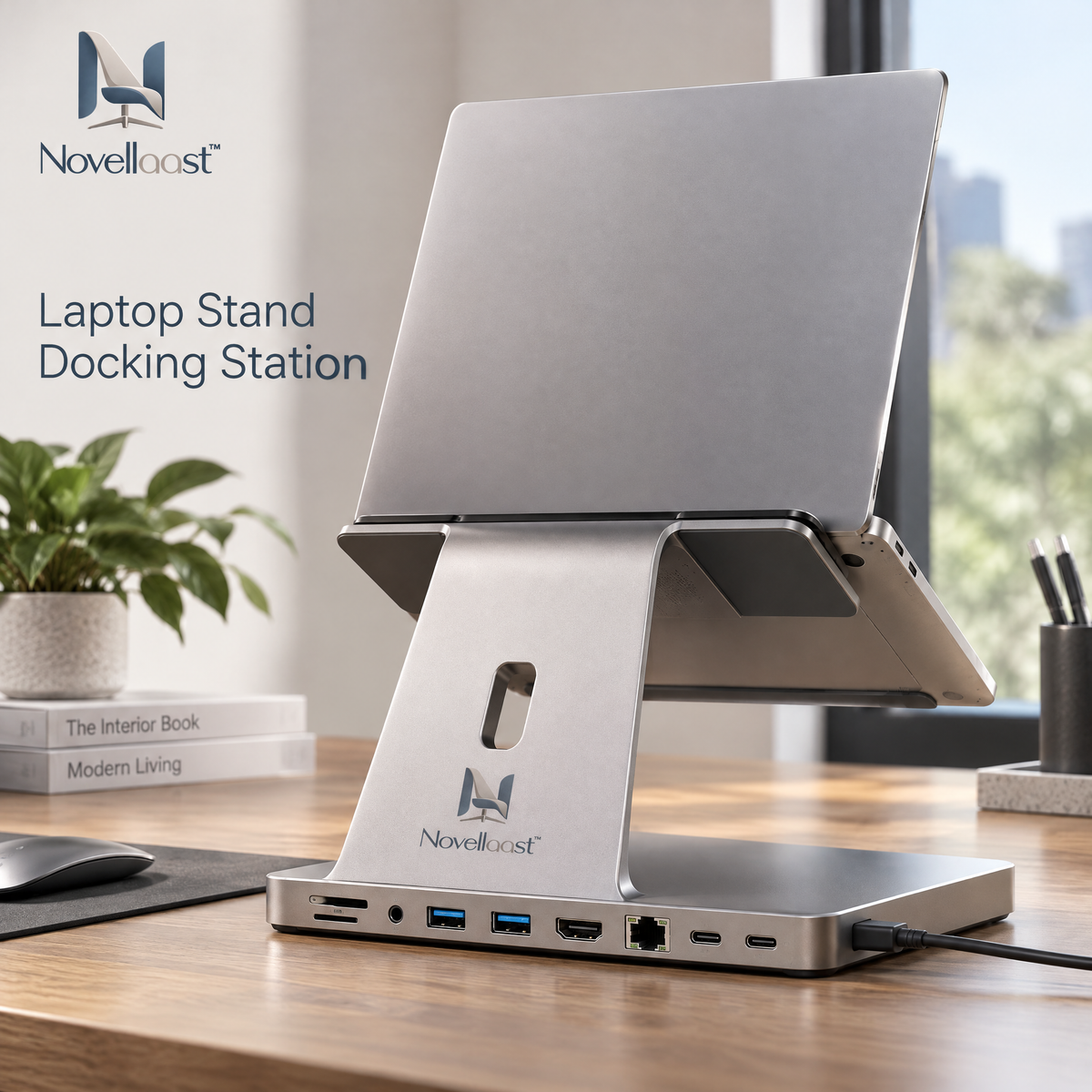 Novellaast™ ElevatePro Laptop Stand Docking Station image 1
